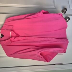 EXPRESS PINK BOYFRIEND BLOUSE XL